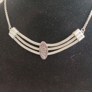 925 Sterling Silver Wire Necklace